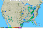 National Composite of NEXRAD base reflectivity for Sept. 12 - 13, 2006