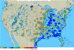 National Composite of NEXRAD base reflectivity for Sept. 14 - 15, 2006