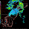 Base Reflectivity image from Fort Dix