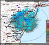 Base Reflectivity image from Dover AFB