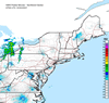 Composite Base Reflectivity image from the Northeastern USA