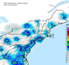 Composite Base Reflectivity image from the Northeastern USA