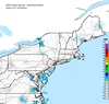 Composite Base Reflectivity image from the Northeastern USA