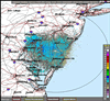 Base Reflectivity image from Dover AFB