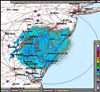 Base Reflectivity image from Dover AFB