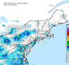 Composite Base Reflectivity image from the Northeastern USA