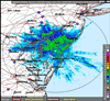 Base Reflectivity image from Dover AFB