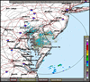 Base Reflectivity image from Dover AFB