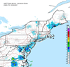 Composite Base Reflectivity image from the Northeastern USA