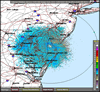 Base Reflectivity image from Dover AFB