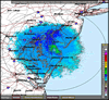 Base Reflectivity image from Dover AFB