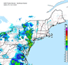 Composite Base Reflectivity image from the Northeastern USA