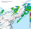 Composite Base Reflectivity image from the Northeastern USA