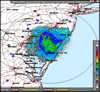 Base Reflectivity image from Dover AFB