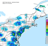 Composite Base Reflectivity image from the Northeastern USA