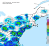 Composite Base Reflectivity image from the Northeastern USA