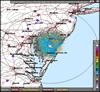 Base Reflectivity image from Dover AFB