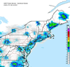 Composite Base Reflectivity image from the Northeastern USA