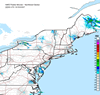 Composite Base Reflectivity image from the Northeastern USA