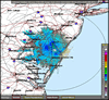 Base Reflectivity image from Dover AFB