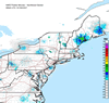 Composite Base Reflectivity image from the Northeastern USA