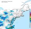 Composite Base Reflectivity image from the Northeastern USA