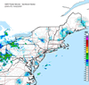 Composite Base Reflectivity image from the Northeastern USA