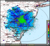 Base Reflectivity image from Dover AFB