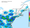 Composite Base Reflectivity image from the Northeastern USA