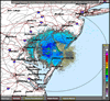 Base Reflectivity image from Dover AFB