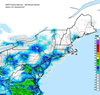 Composite Base Reflectivity image from the Northeastern USA