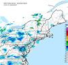 Composite Base Reflectivity image from the Northeastern USA