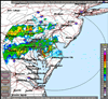 Base Reflectivity image from Dover AFB