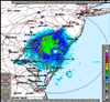 Base Reflectivity image from Dover AFB