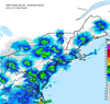 Composite Base Reflectivity image from the Northeastern USA