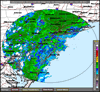 Base Reflectivity image from Fort Dix