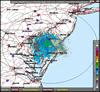 Base Reflectivity image from Dover AFB