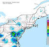 Composite Base Reflectivity image from the Northeastern USA