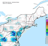 Composite Base Reflectivity image from the Northeastern USA