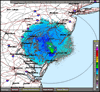 Base Reflectivity image from Dover AFB