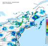 Composite Base Reflectivity image from the Northeastern USA