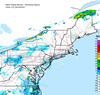 Composite Base Reflectivity image from the Northeastern USA