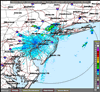 Base Reflectivity image from Fort Dix