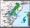 Base Reflectivity image from Dover AFB