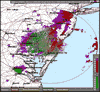 Base Velocity image from Dover AFB