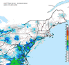 Composite Base Reflectivity image from the Northeastern USA