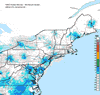 Composite Base Reflectivity image from the Northeastern USA