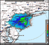 Base Reflectivity image from Fort Dix