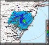 Base Reflectivity image from Dover AFB