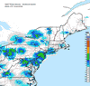 Composite Base Reflectivity image from the Northeastern USA